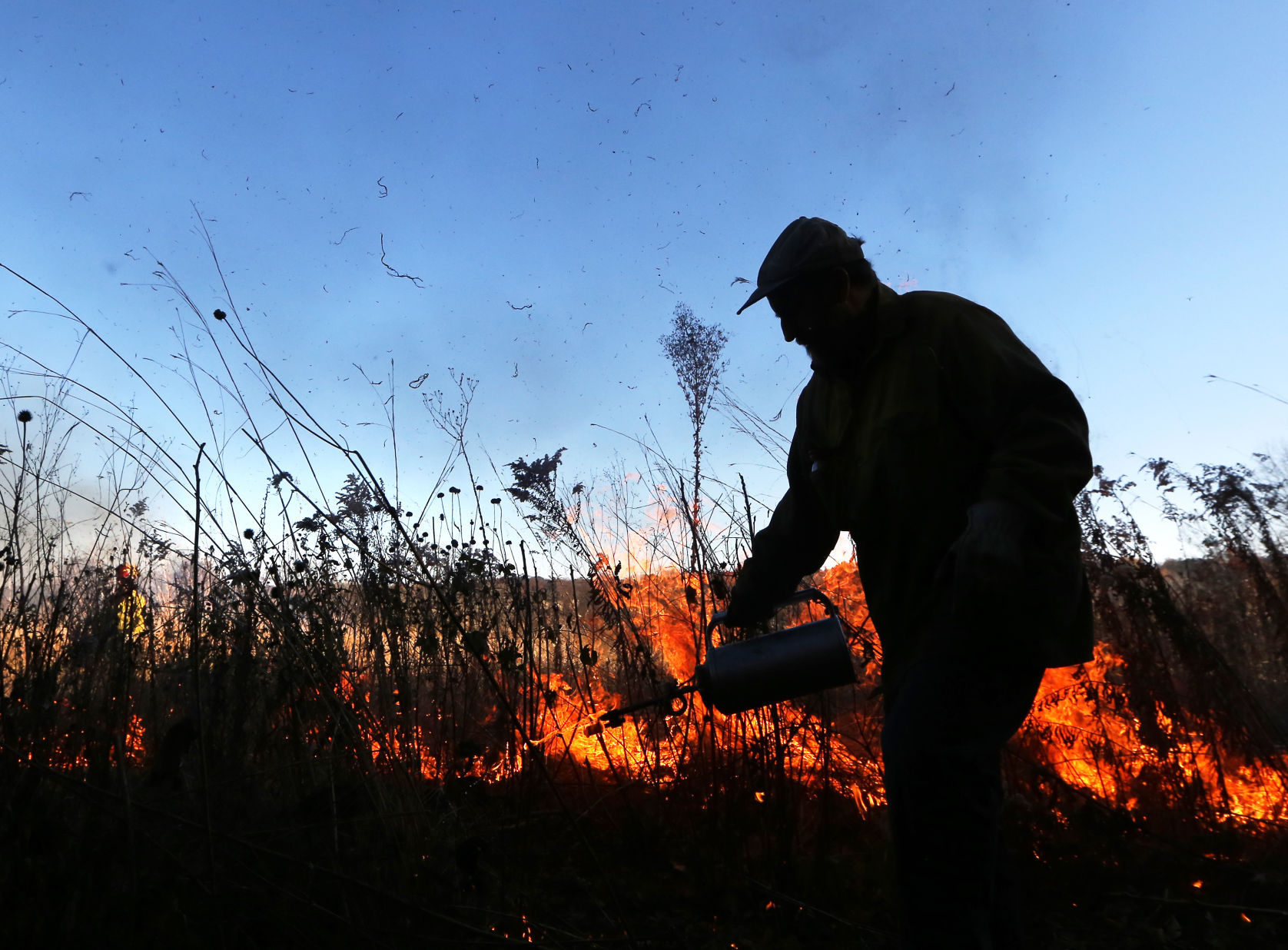 Prairie burn